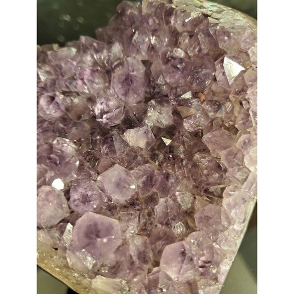 Massive 2.6lb 🔮 Amethyst Crystal Heart #1